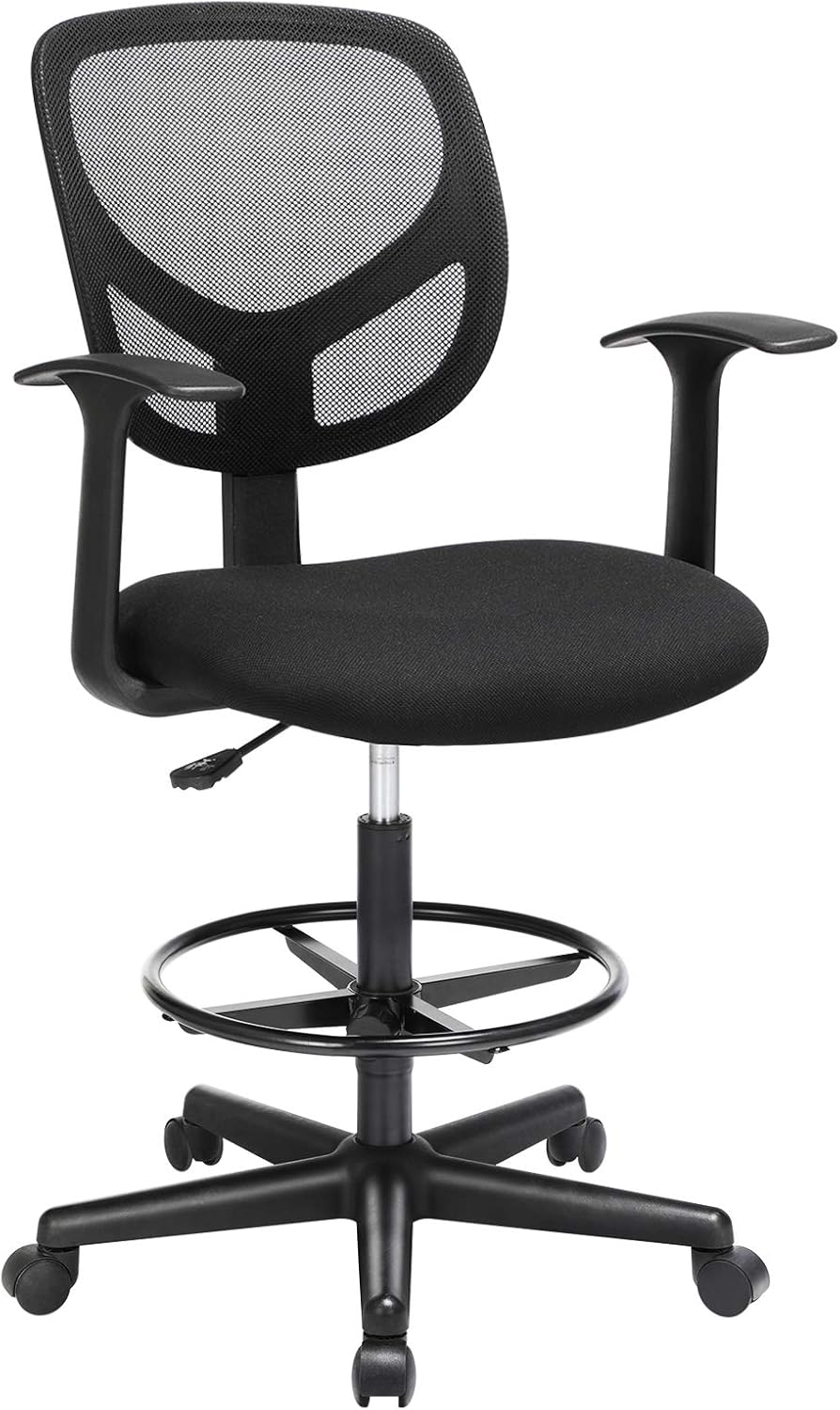 Bürostuhl Verstellbar Drehstuhl Belastbar Schwarz