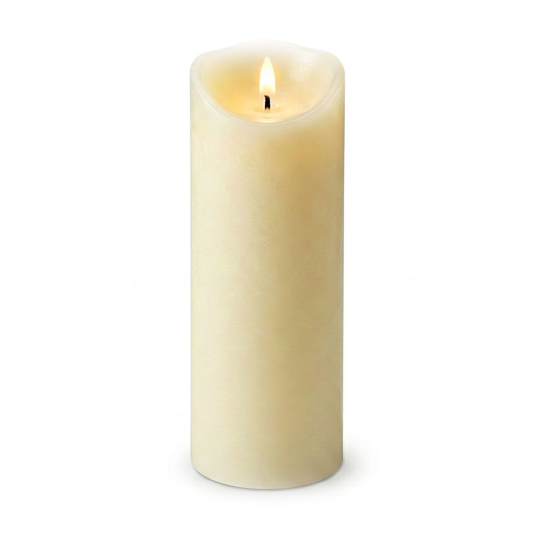 LED Kerze 30cm hoch Creme