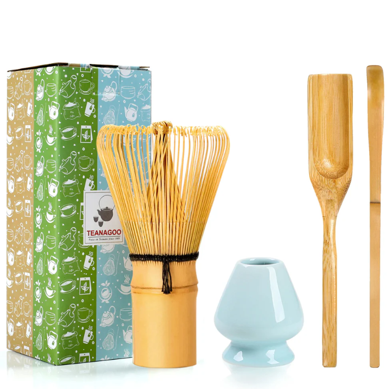 Matcha Zubehör Set Hellblau 4-tlg.