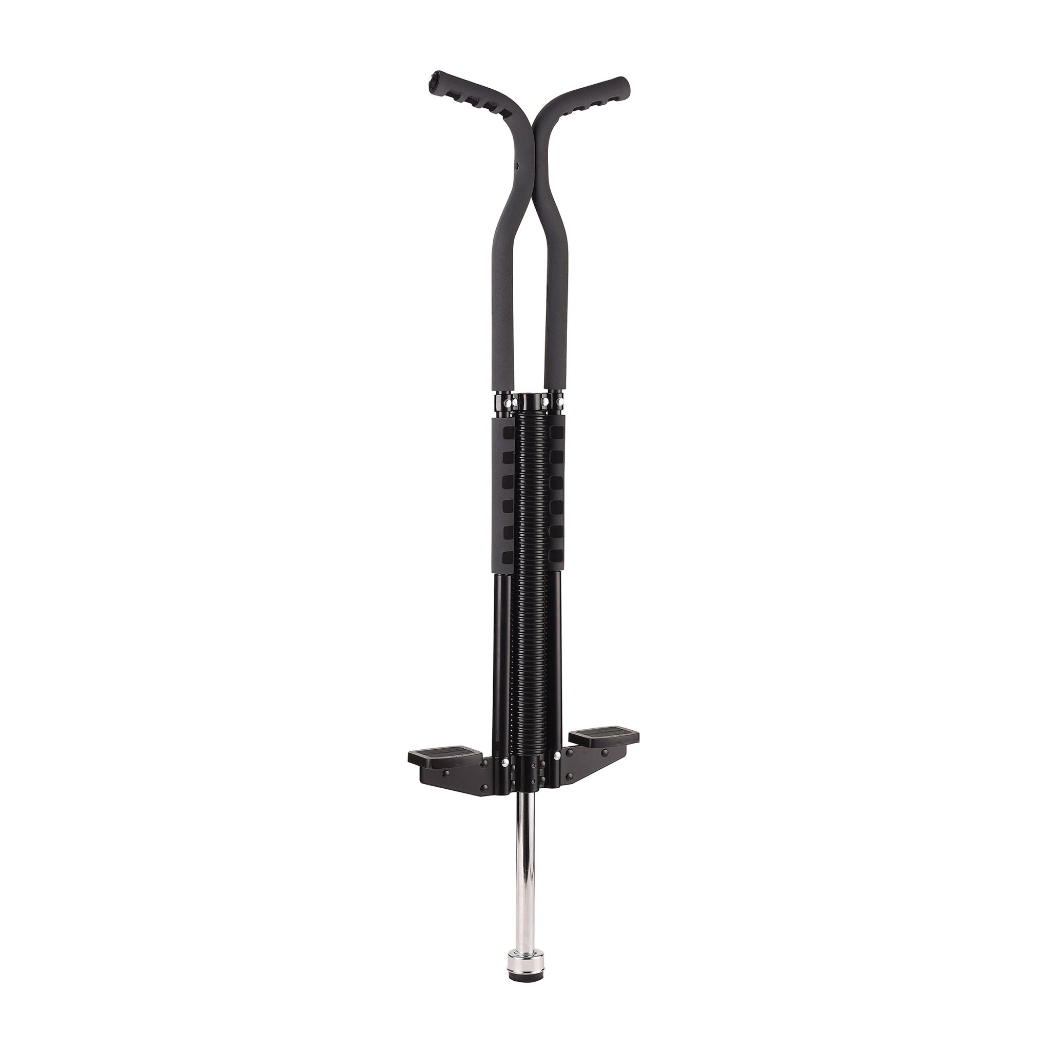 Pogo Stick für Kinder oder Erwachsene Schwarz-Silber