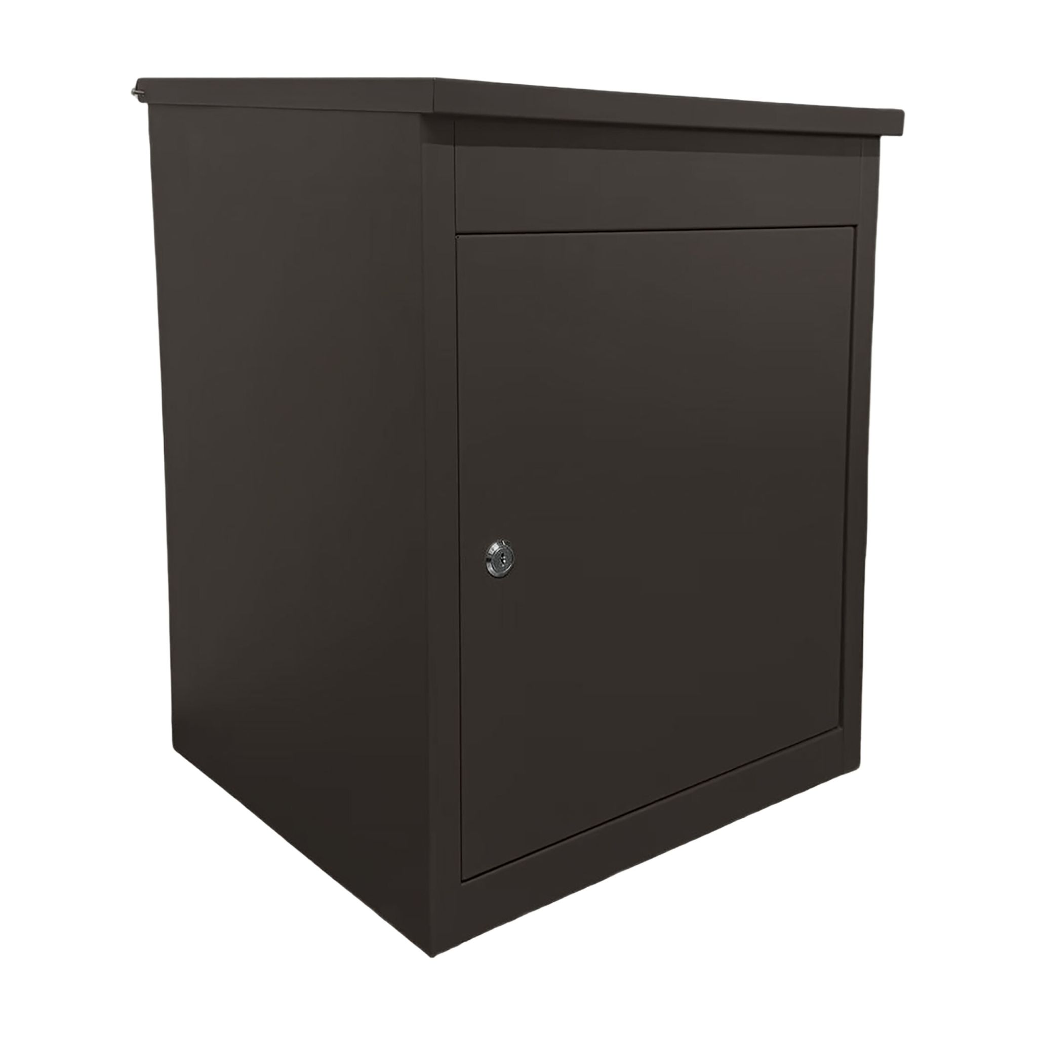 Paketbox für Boden- & Wandmontage Schwarz
