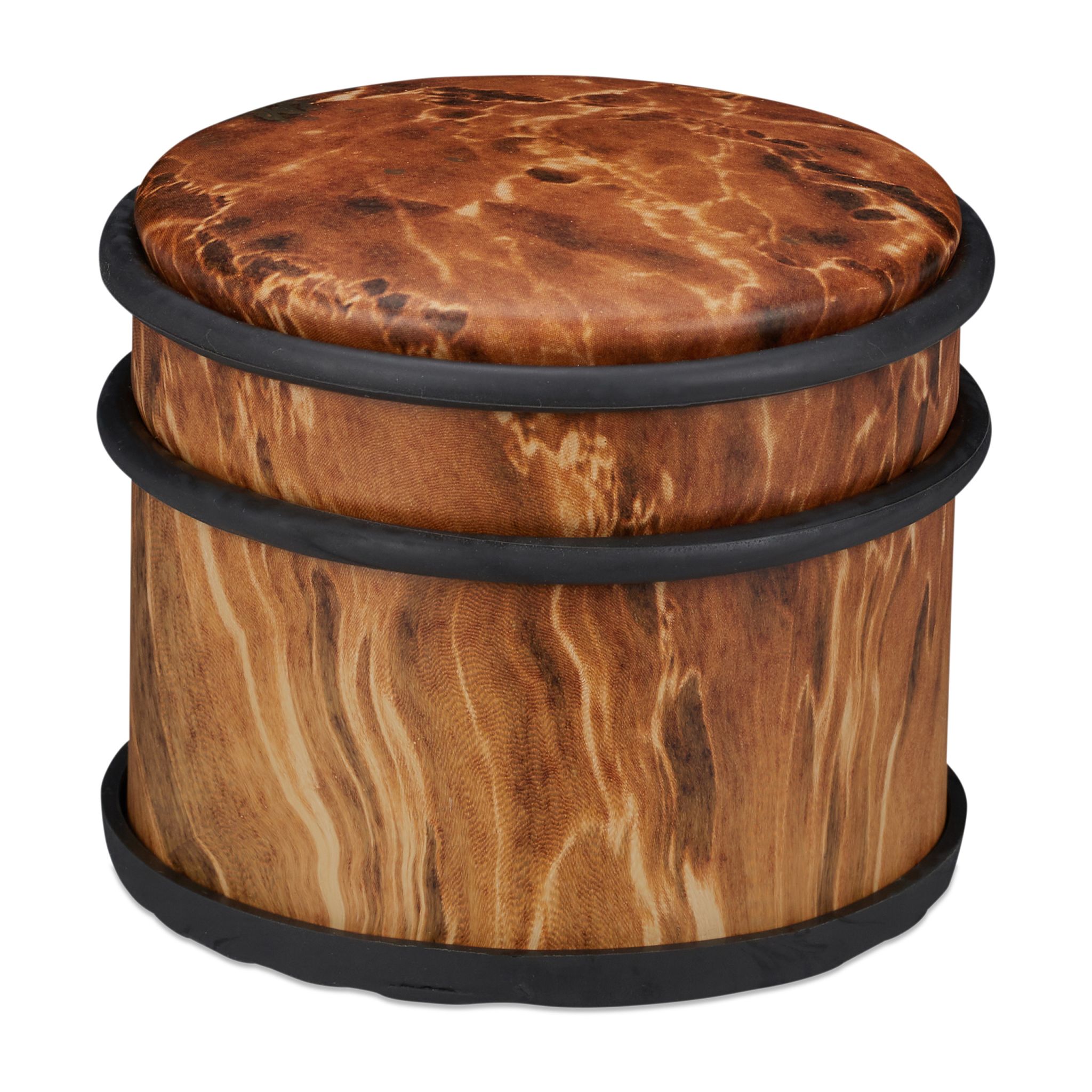 Türstopper Holzoptik dunkelbraun Braun-Schwarz