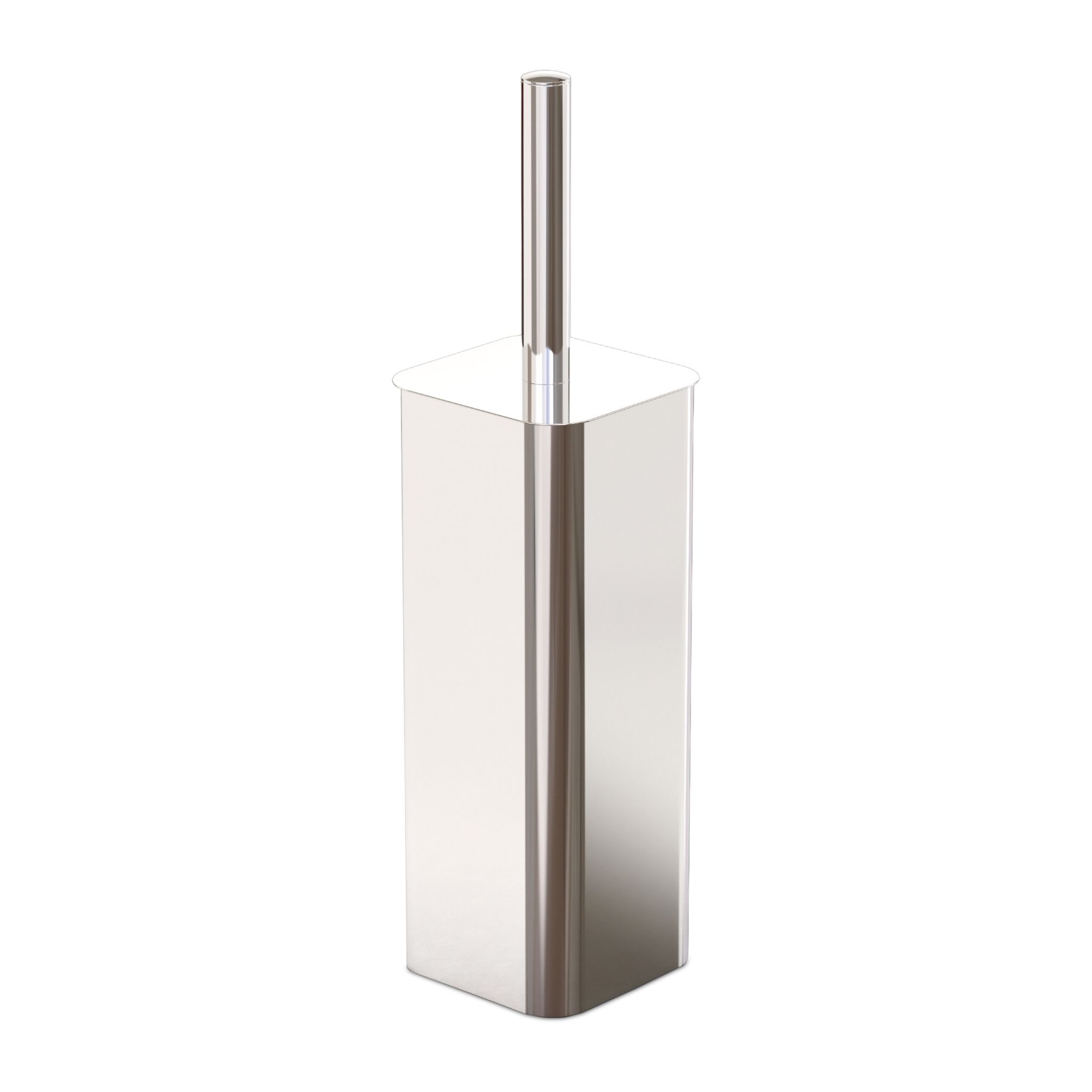 WC-Bürstenhalter mit Klobürste Edelstahl Silber
