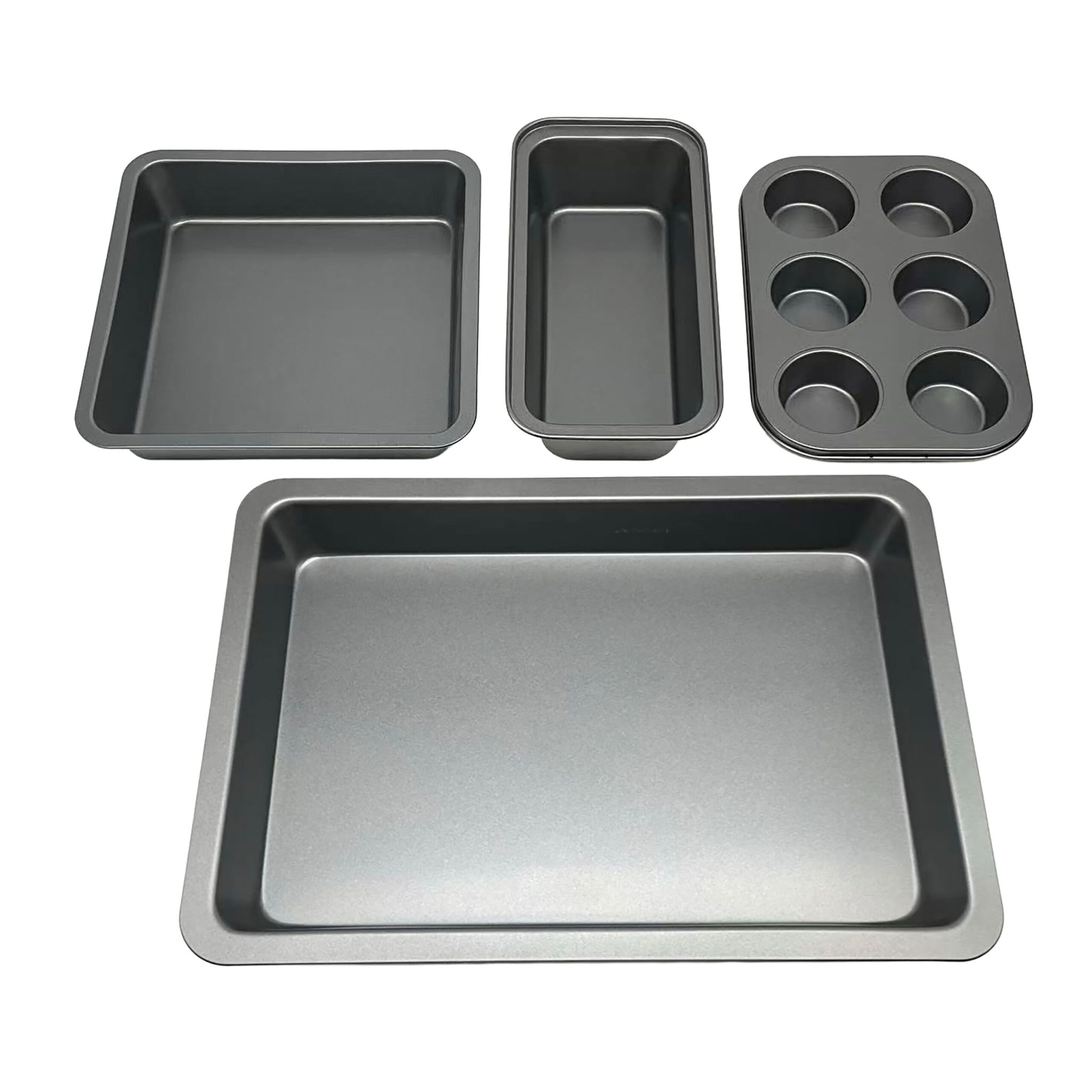 Backformen 4er-Set Anthrazit