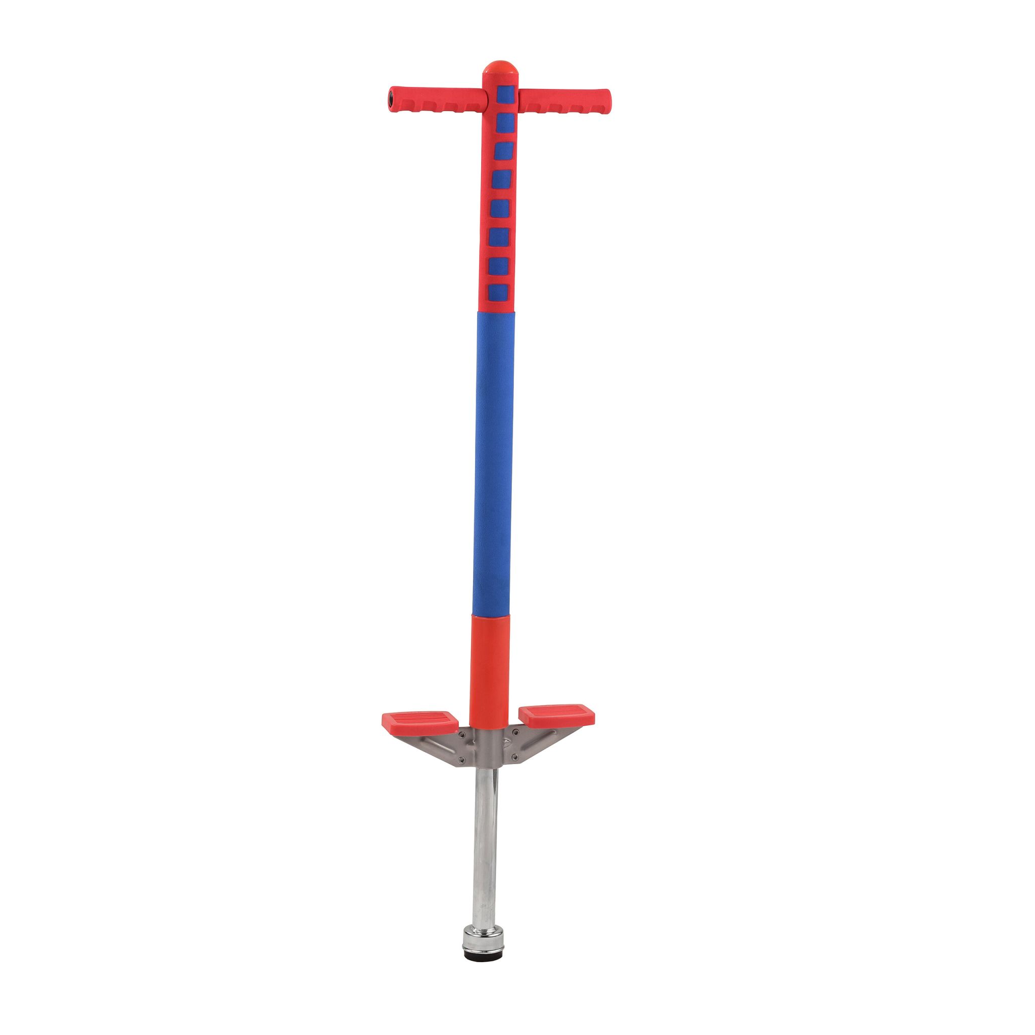 Pogo Stick für Kinder 35 kg Blau-Rot-Silber