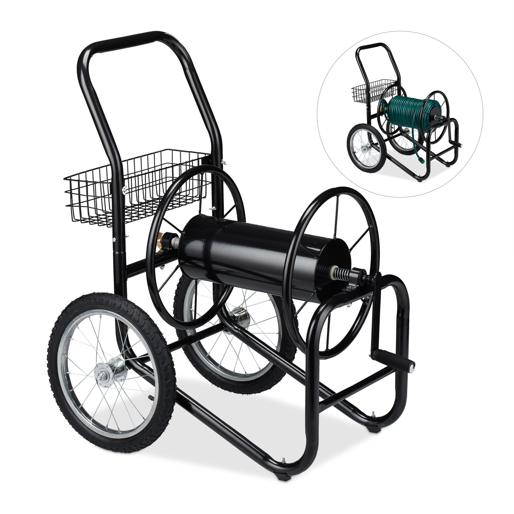 Schlauchwagen XL schwarz Schwarz