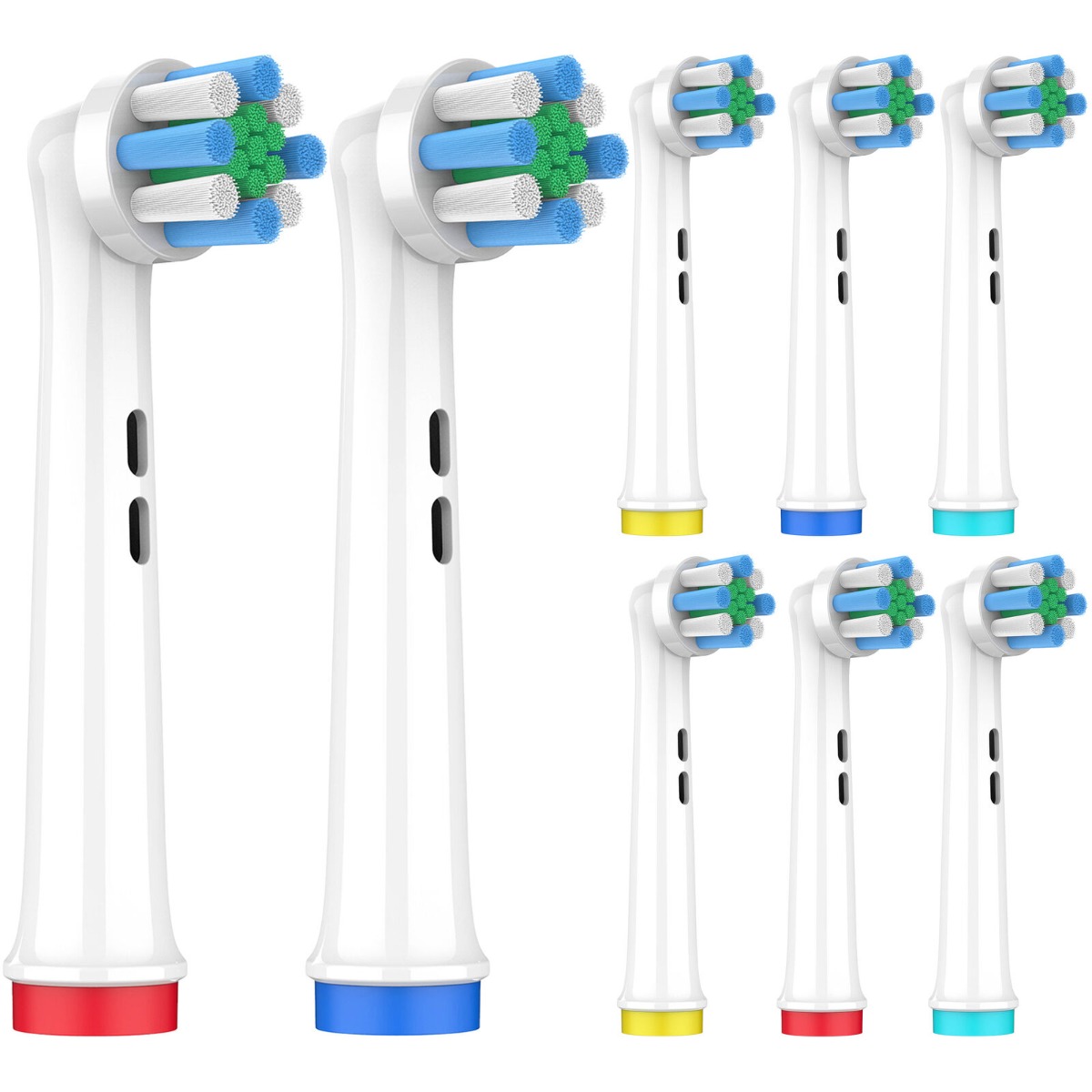 Ersatzbürsten Deep-Clean kompatibel mit Oral-B 8er Pack