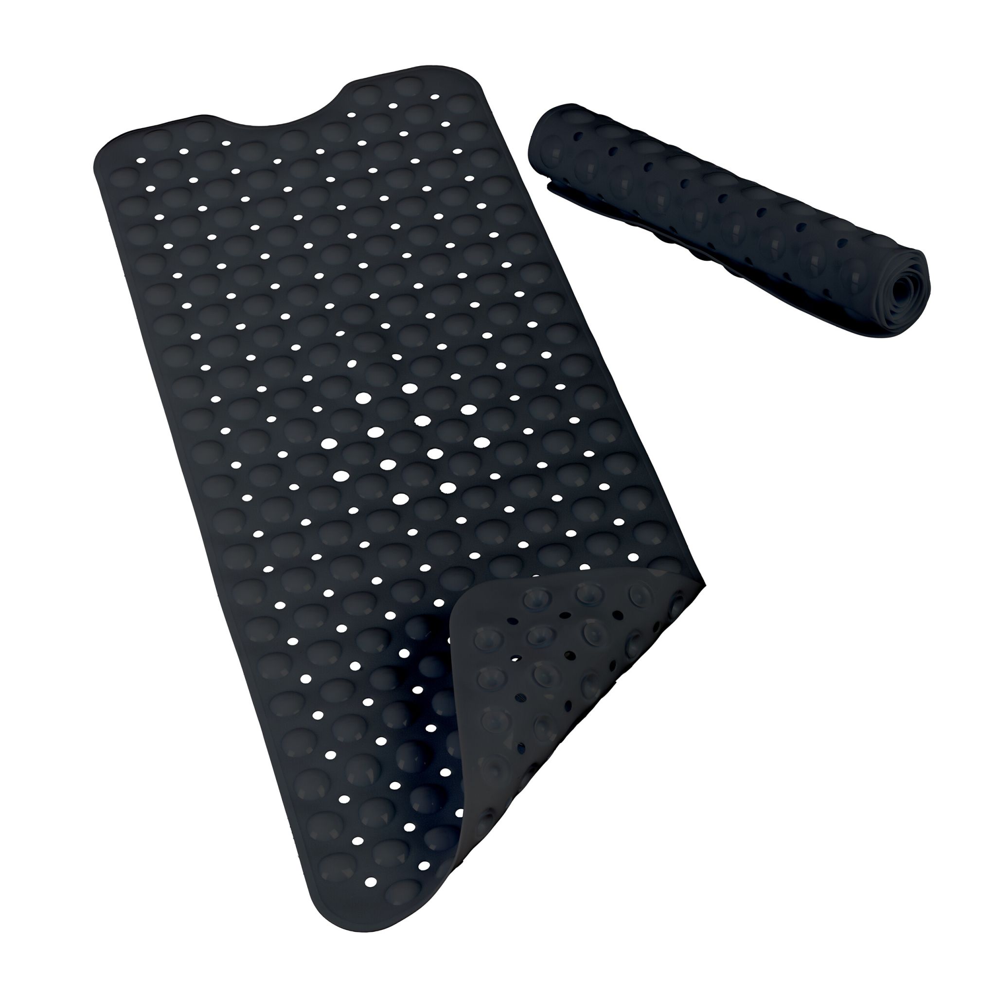 Badewannenmatte XXL Schwarz