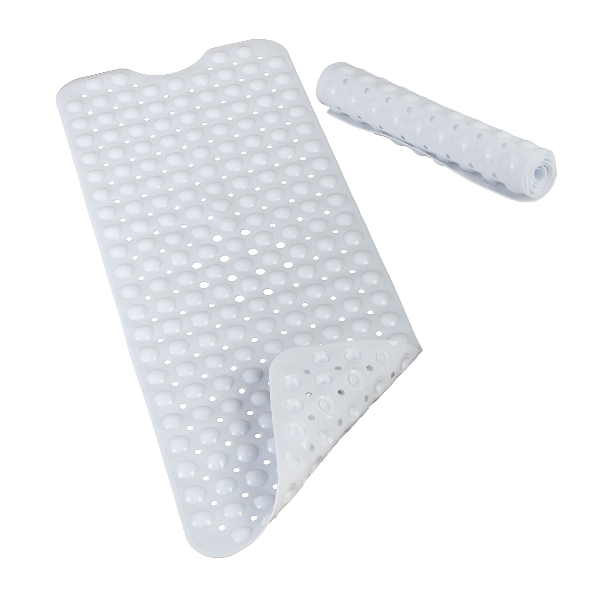 Badewannenmatte XXL Weiss