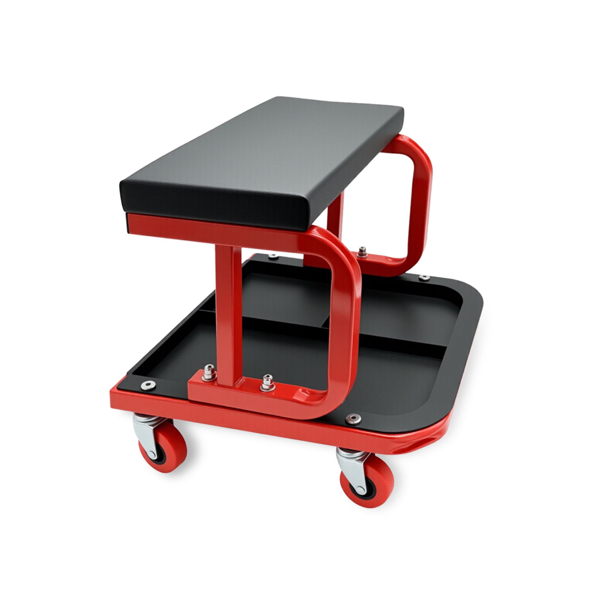 Werkstatthocker bis 100 kg Rot-Schwarz
