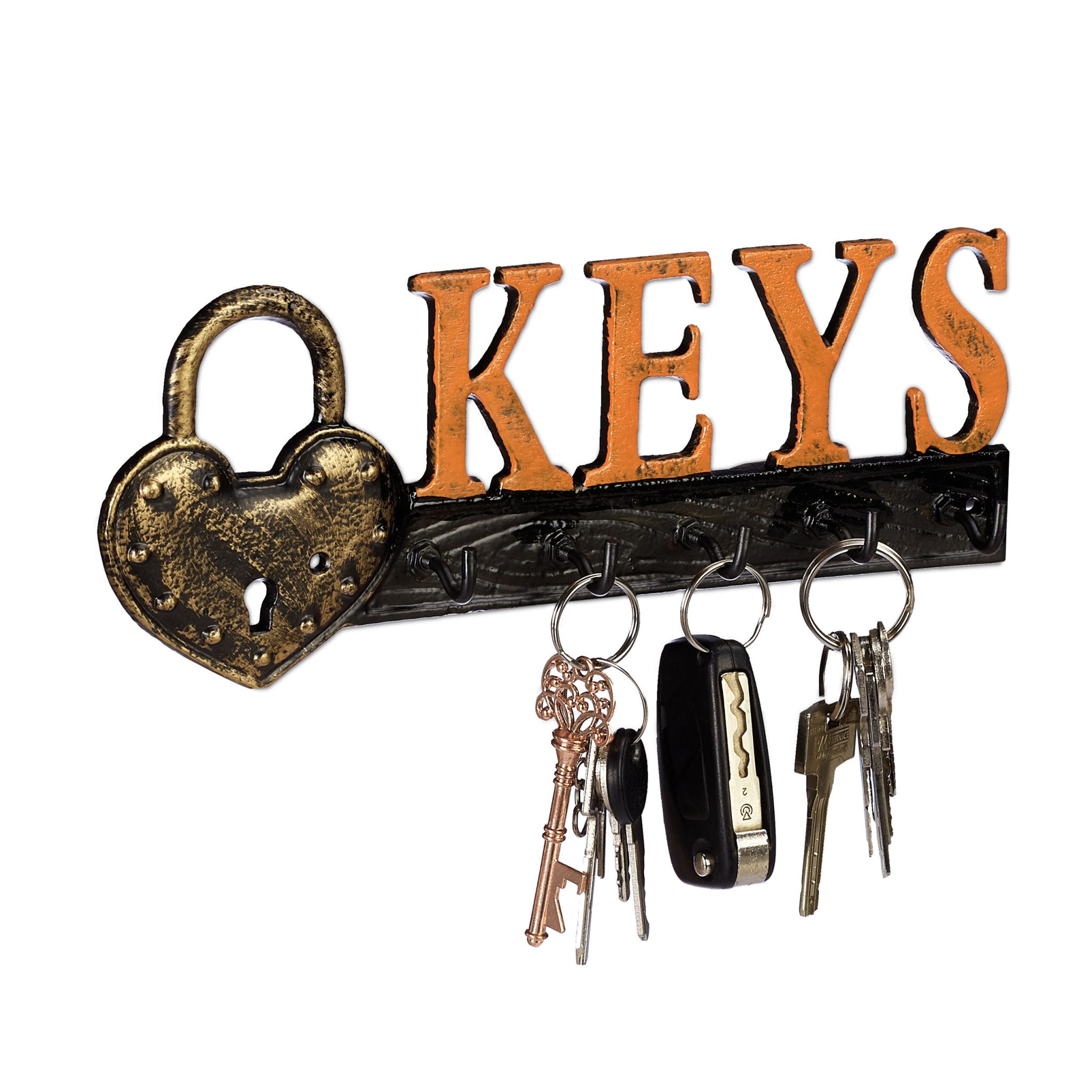 Schlüsselbrett Keys Gold-Orange-Schwarz