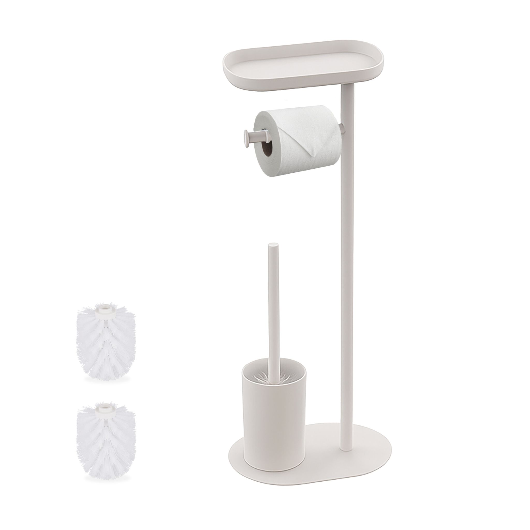 WC Garnitur mit Ablage Weiss