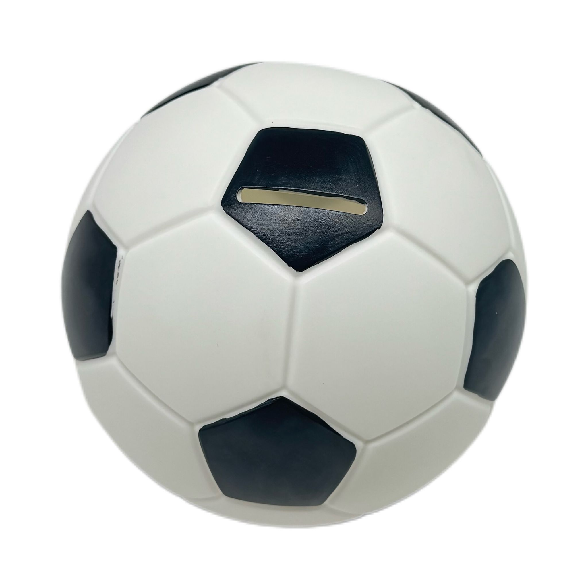 Fussball Spardose Weiss-Schwarz