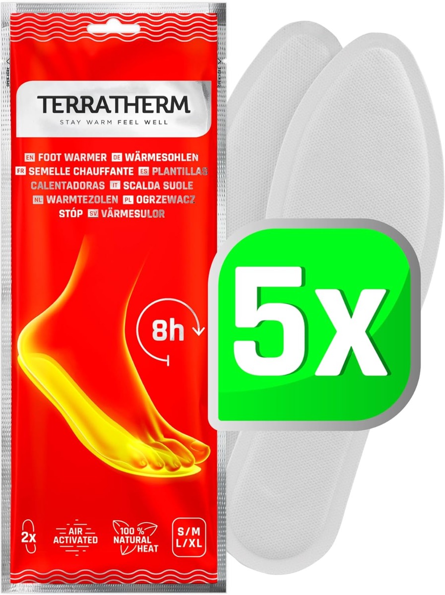 Wärmesohlen 5 Paar Grösse L