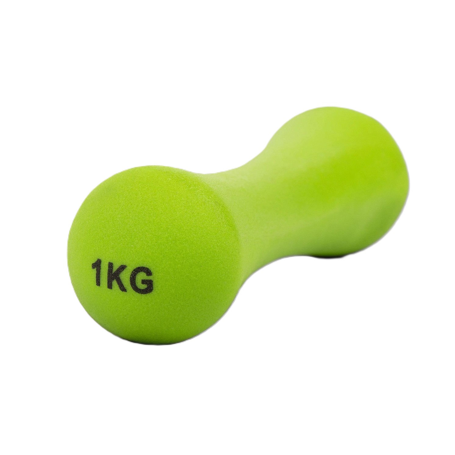 Kurzhantel 1 Kilo Mit Neopren-Beschichtung Grün