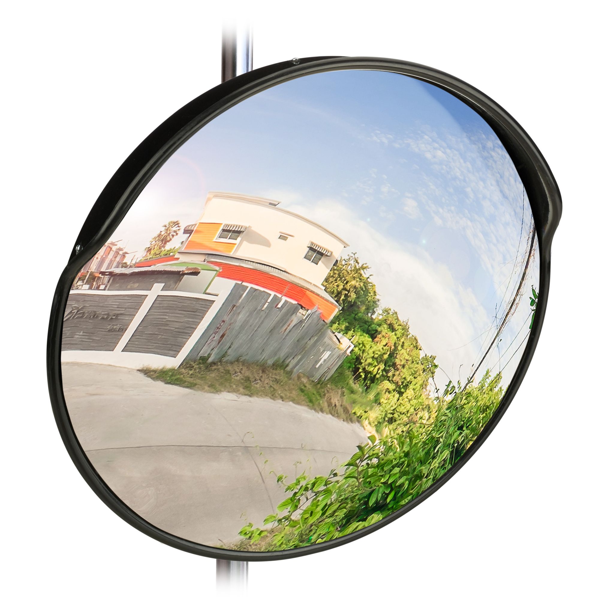 Verkehrsspiegel 60cm schwarz Schwarz