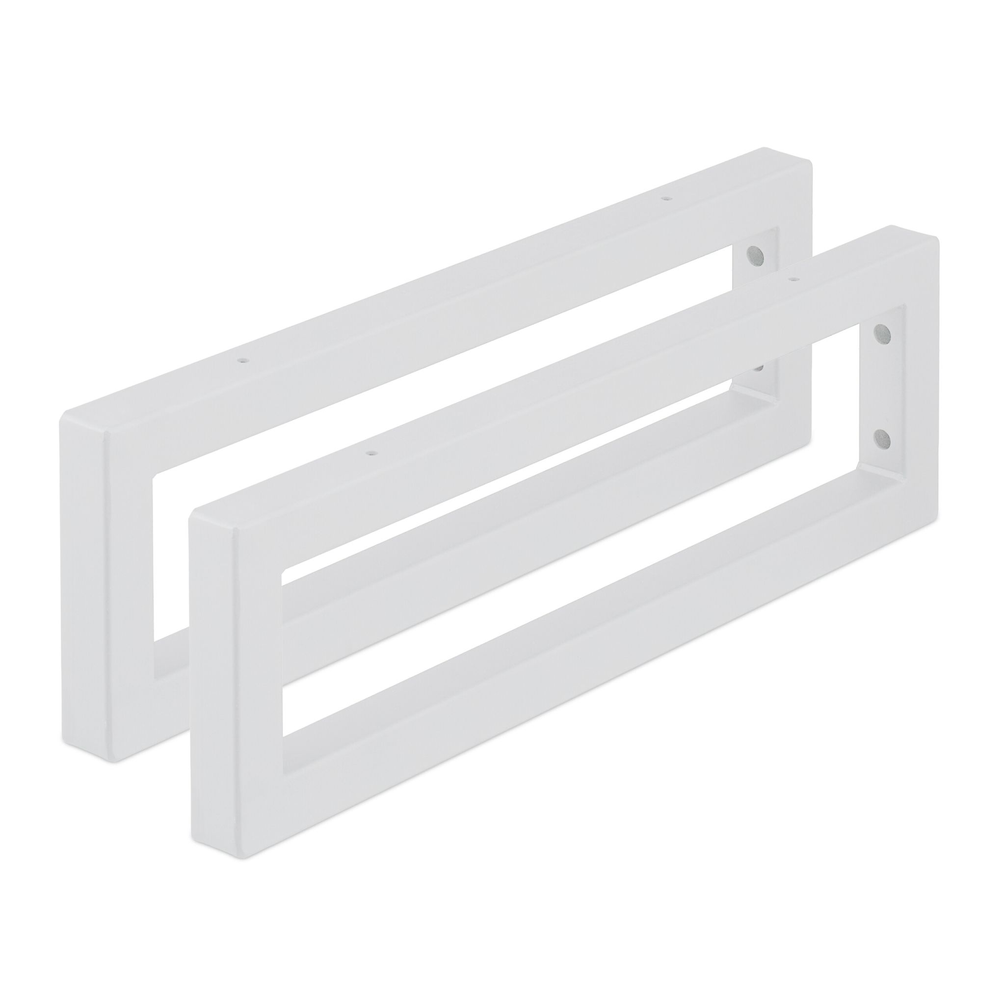 Wandkonsole 2er-Set Weiss