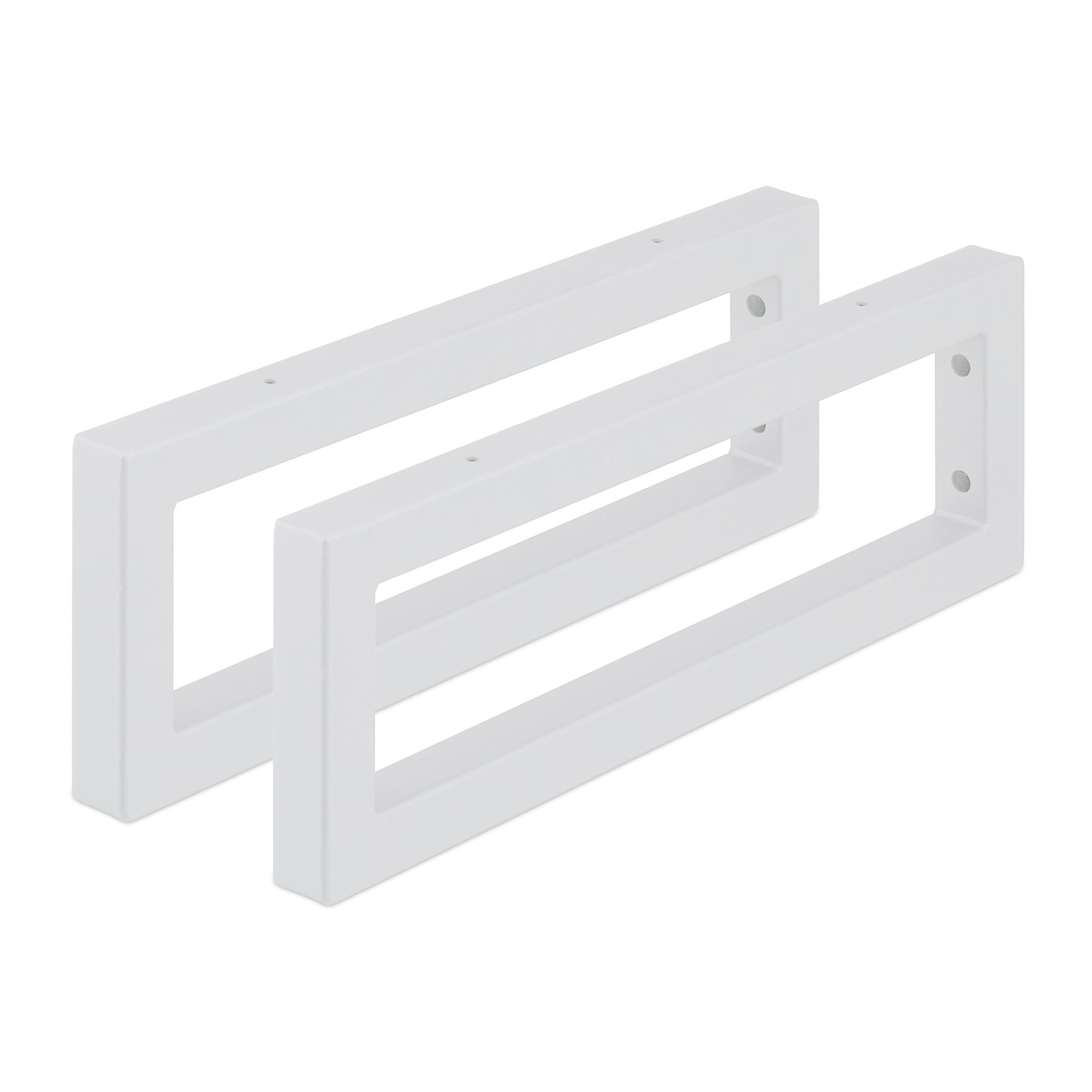 Wandkonsole 2er-Set Weiss