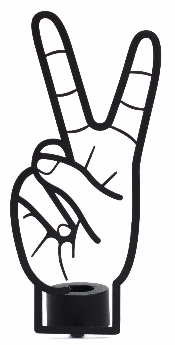 Kerzenständer Peace