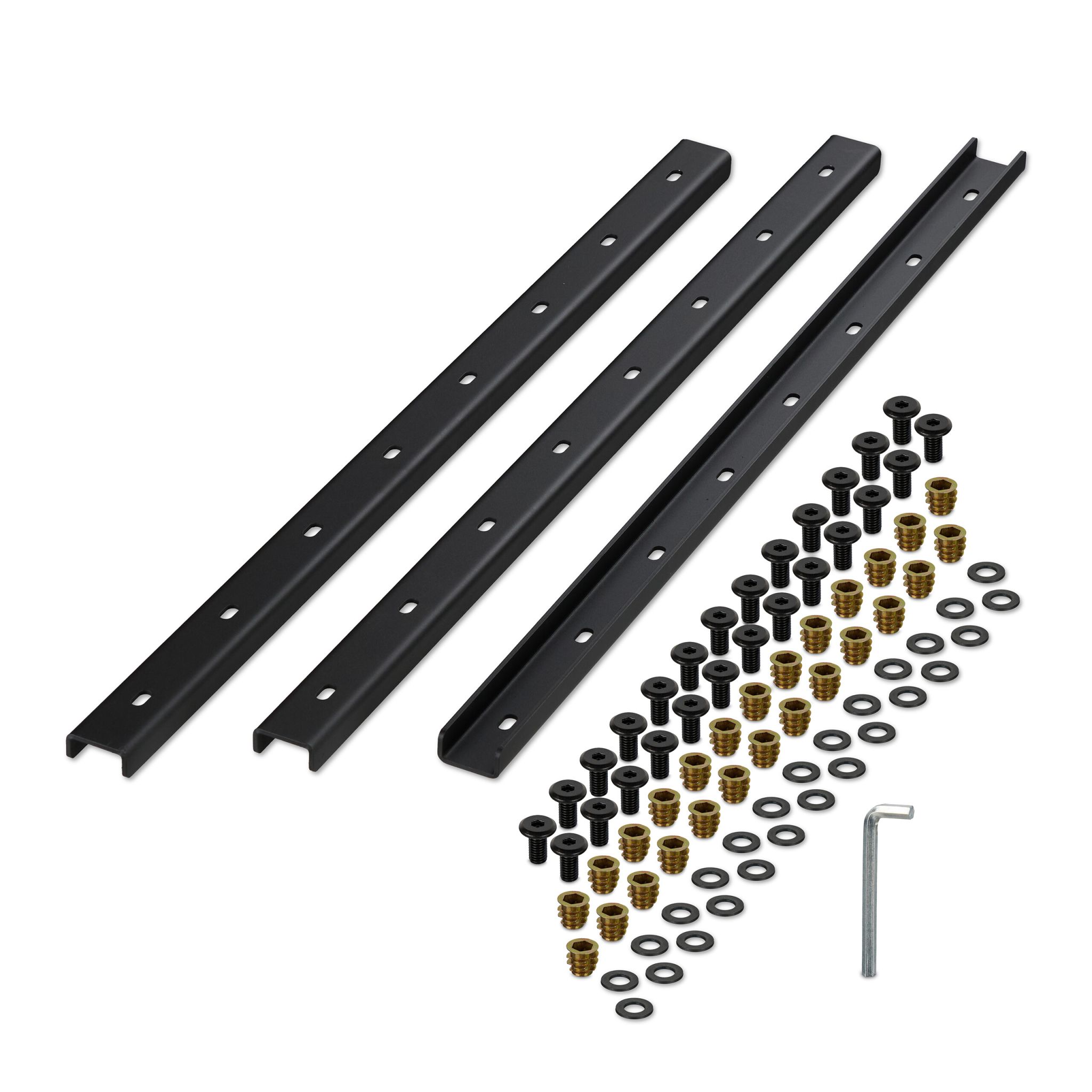 Gratleiste 3er-Set U-Form Gold-Schwarz