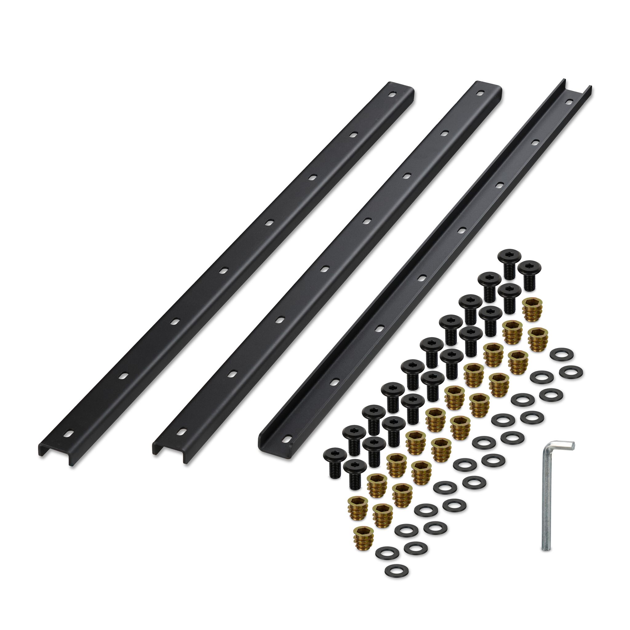 Gratleiste 3er-Set U-Form Gold-Schwarz