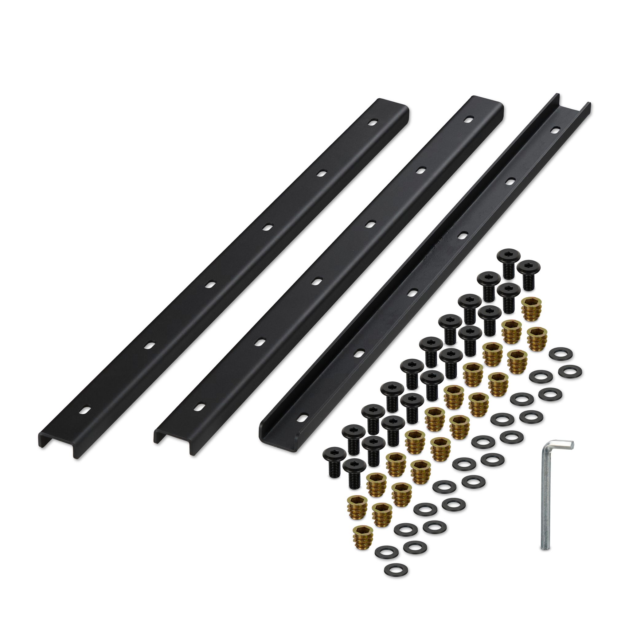 Gratleiste 3er-Set U-Form Gold-Schwarz