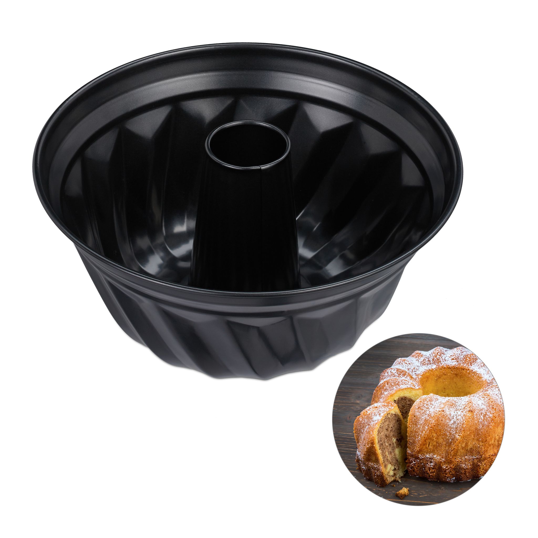 Gugelhupfform Schwarz