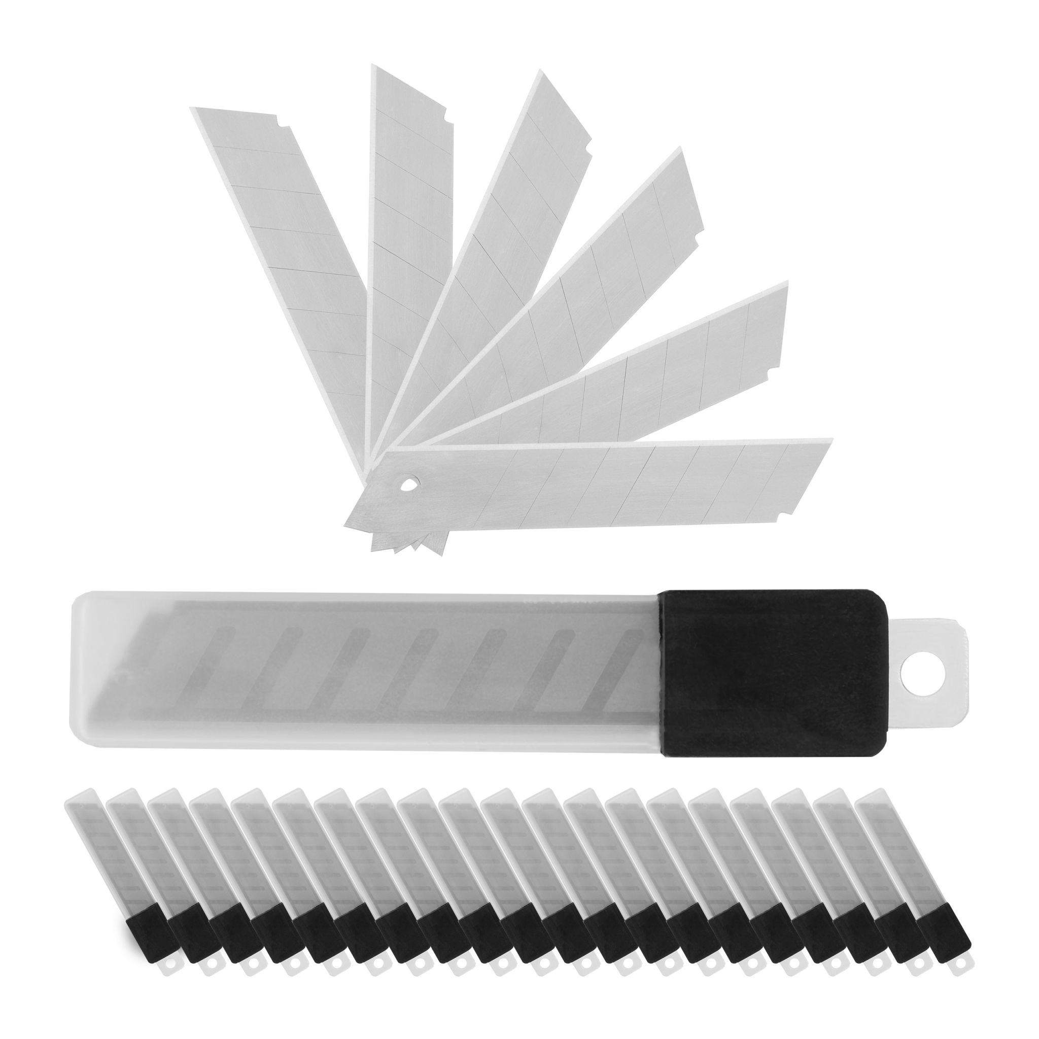 Abbrechklingen 18mm Set Silber