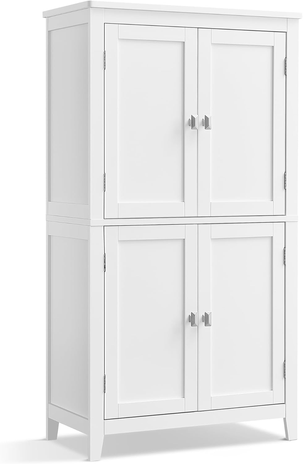 Badezimmerschrank mit verstellbaren Ablagen klassikweiss
