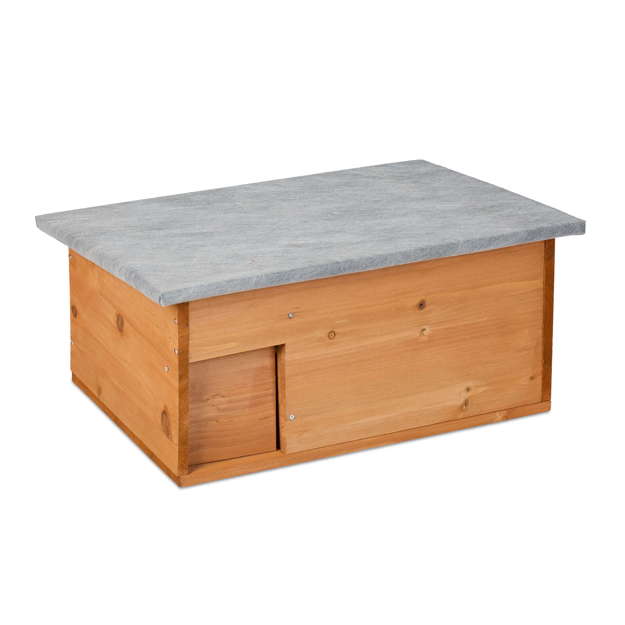 Igelhaus Bausatz Orange-Grau