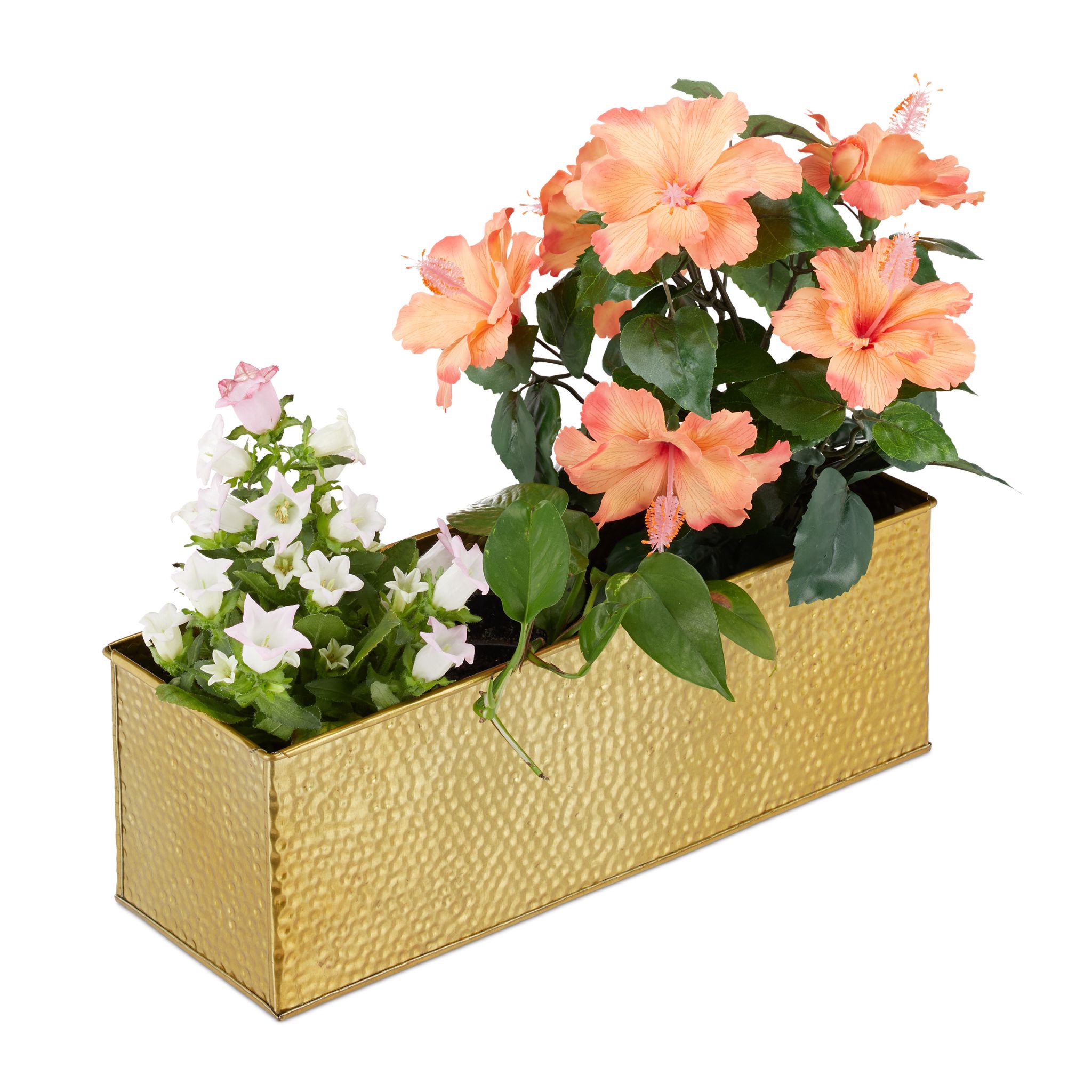 Blumenkasten für innen Gold