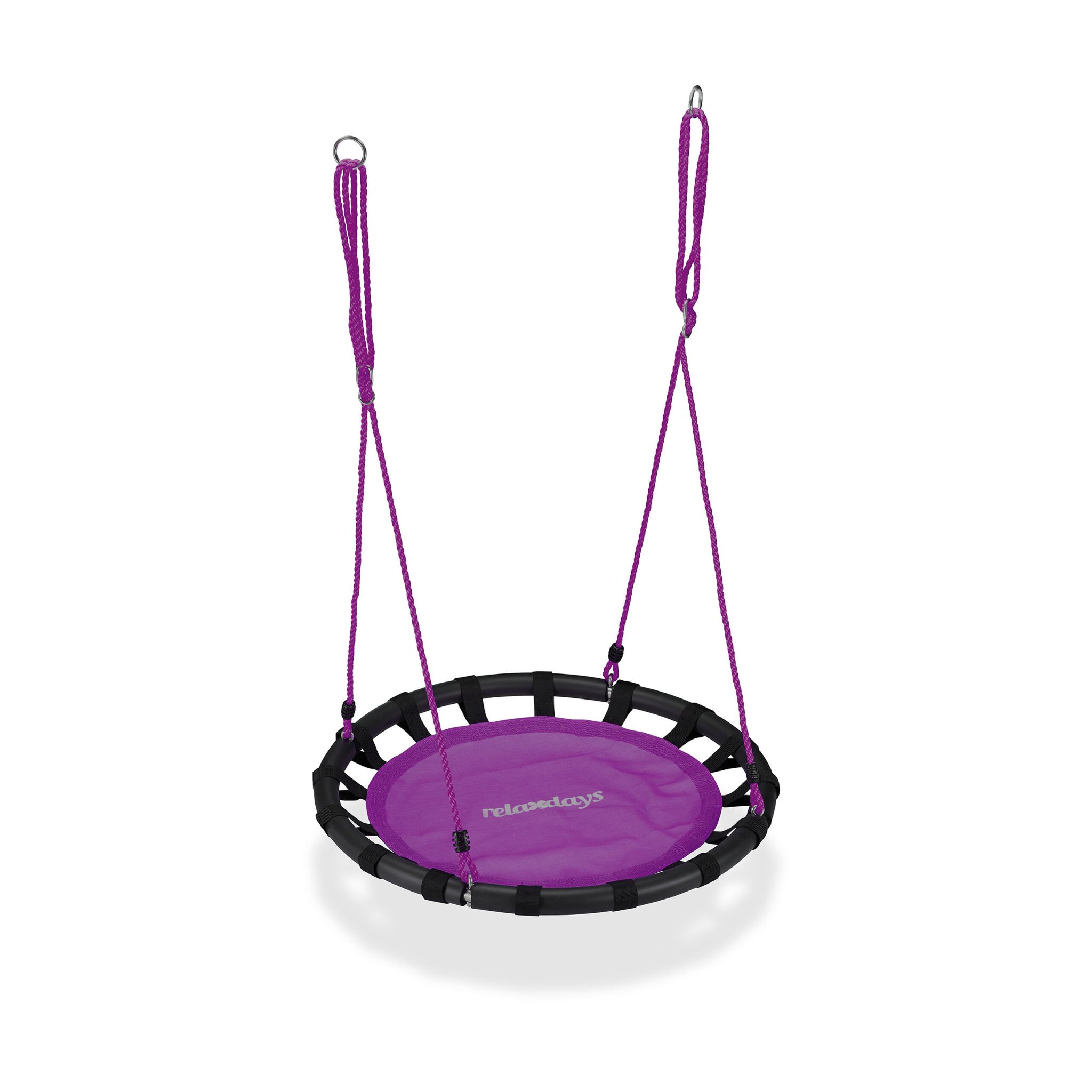 Nestschaukel 80cm Lila-Schwarz