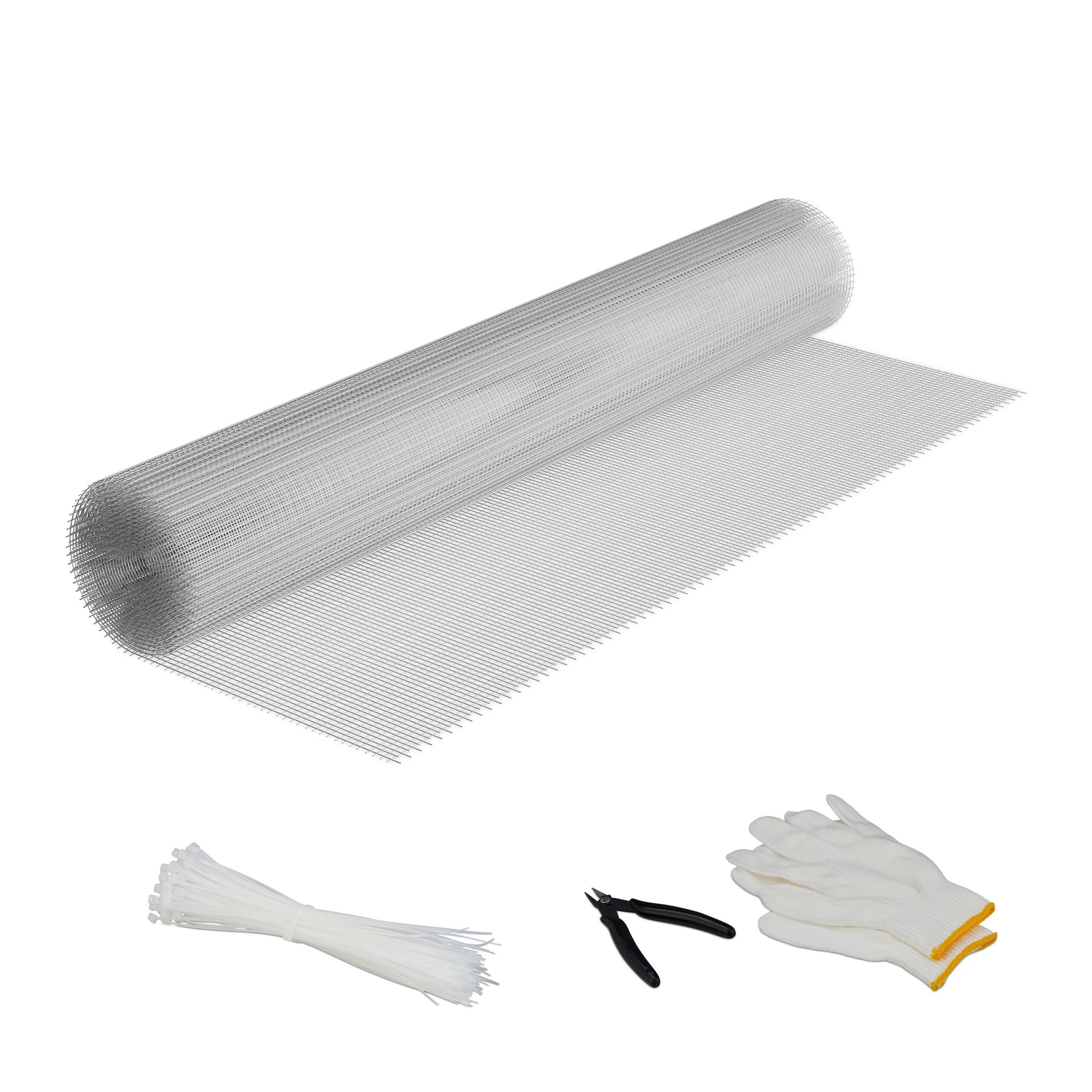 Volierendraht 6,3 x 6,3mm Silber