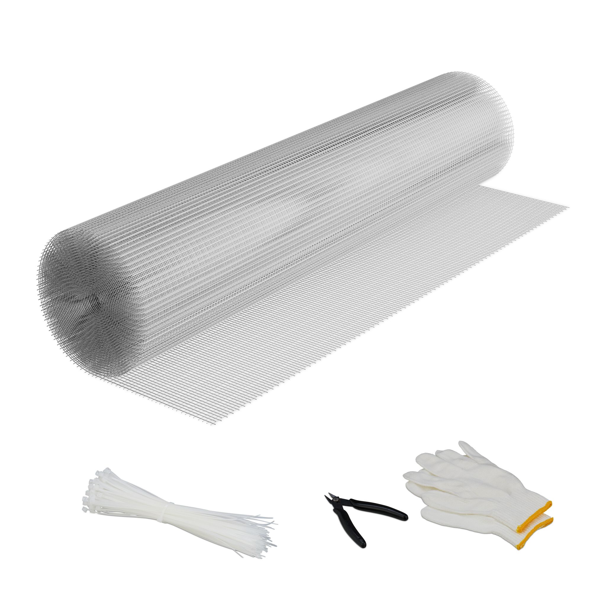 Volierendraht 6,3 x 6,3mm Silber