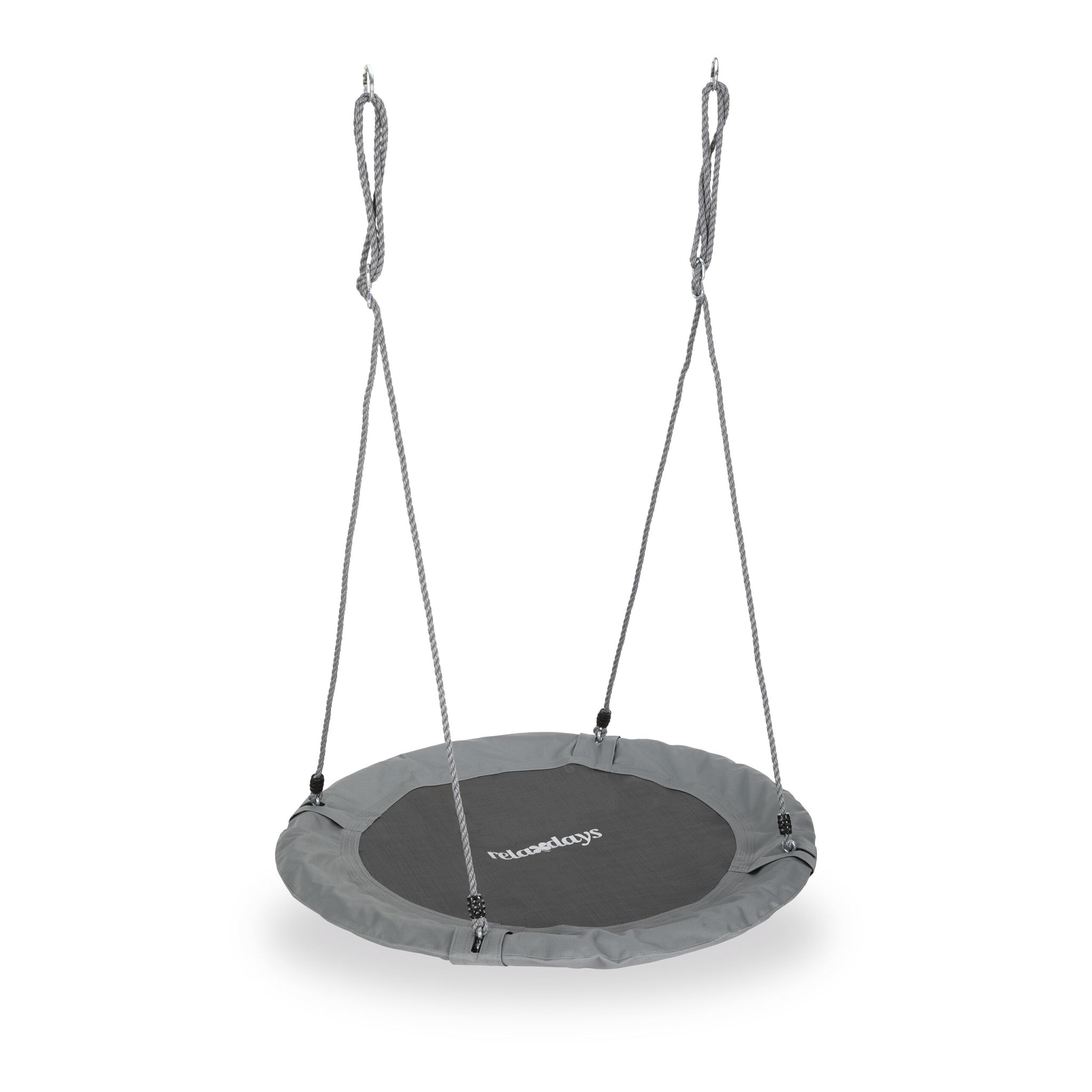 Nestschaukel 110cm Weiss-Schwarz-Grau