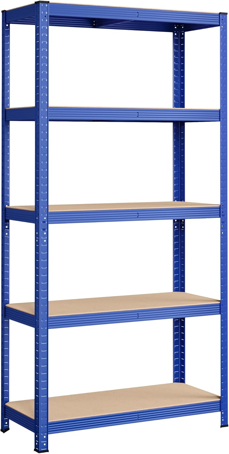 Schwerlastregal mit Stahlgestell 875kg Blau