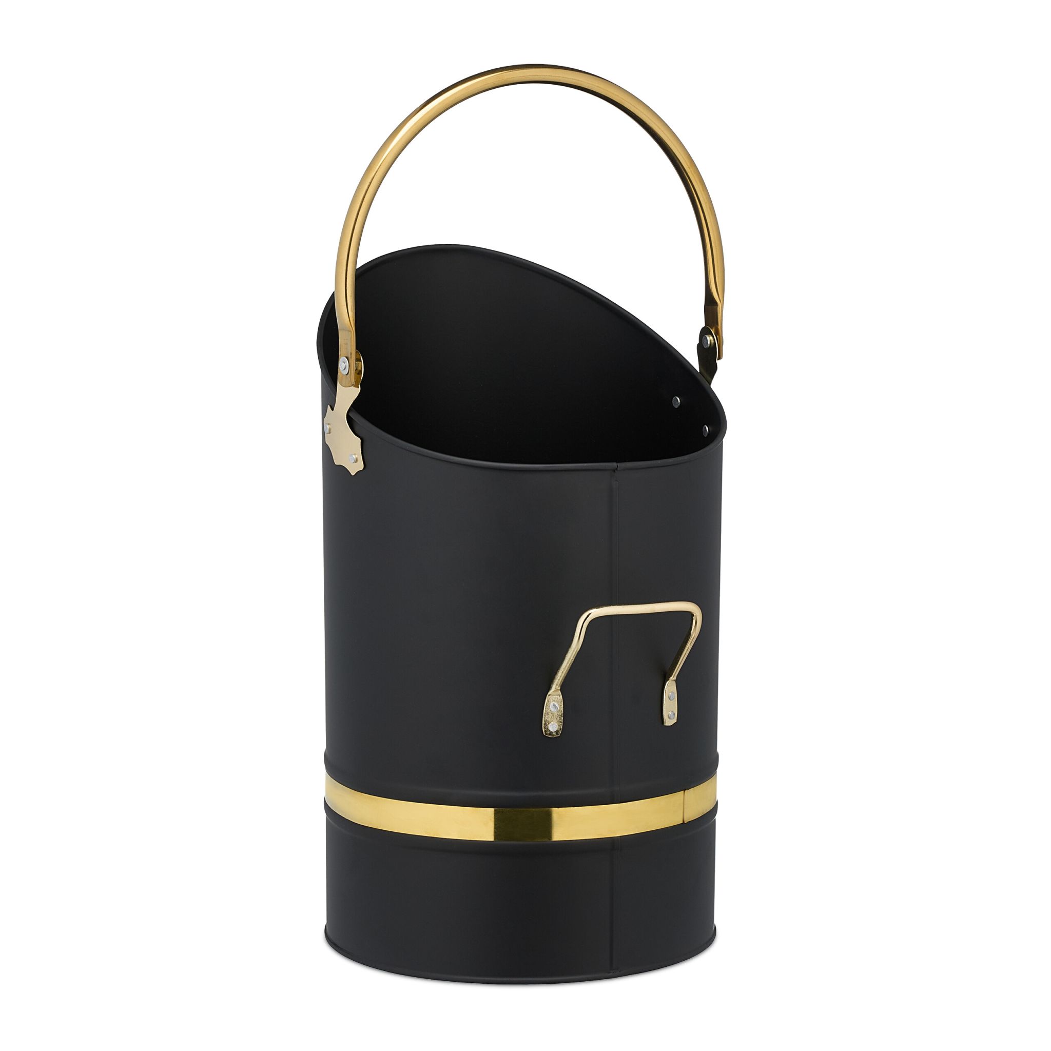 Kohlenschütte 12L Gold-Schwarz