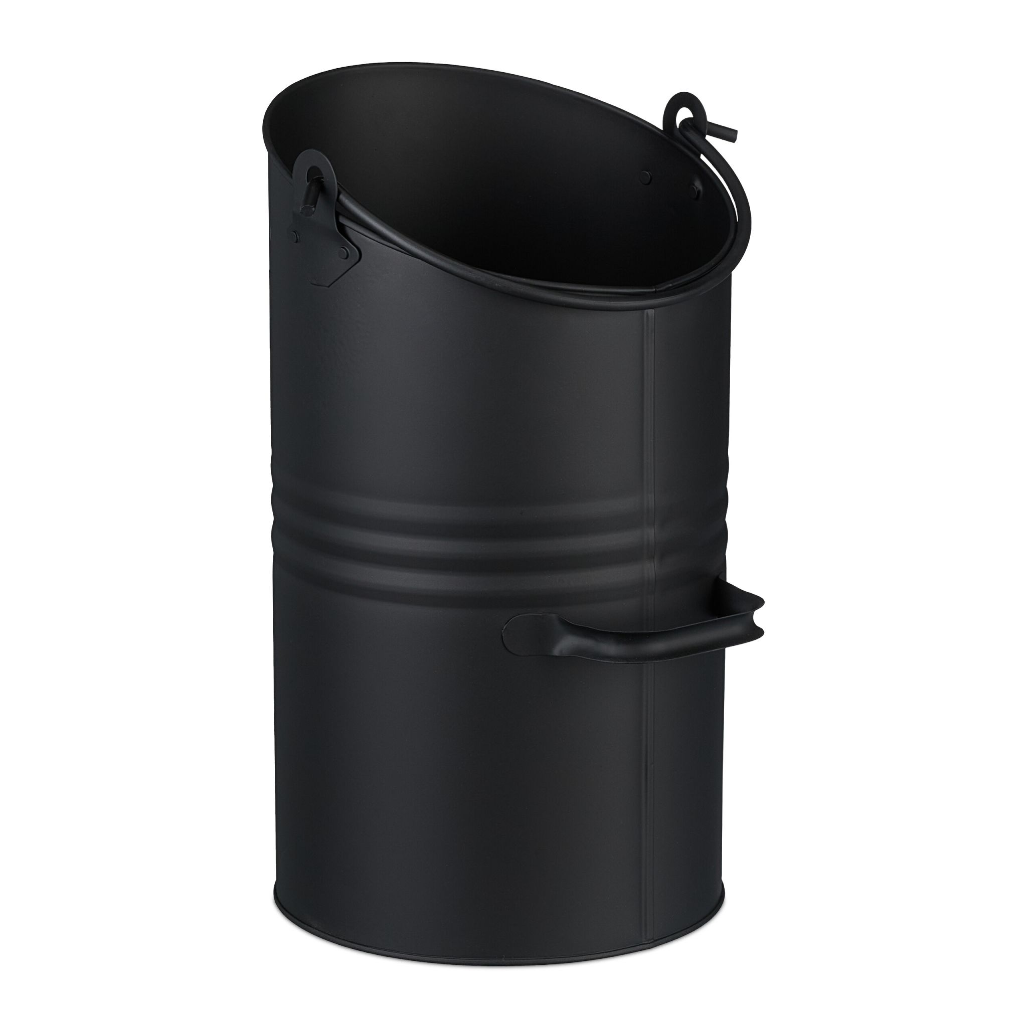 Kohlenschütte 12L Schwarz