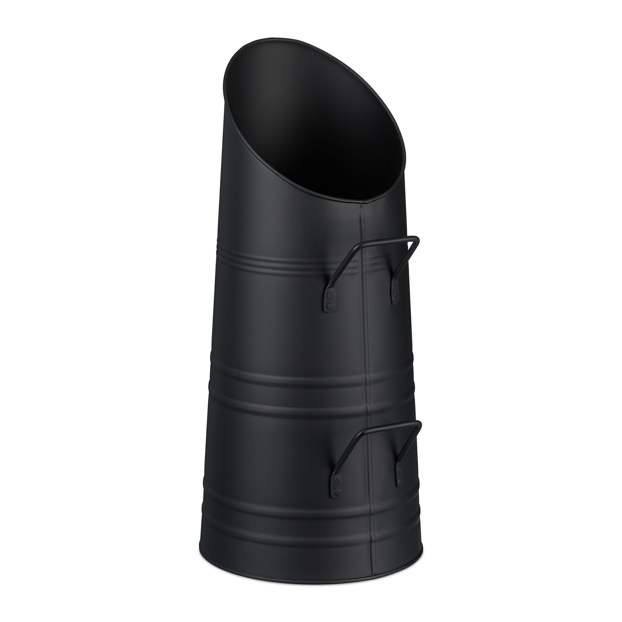 Kohlenschütte 9L Schwarz