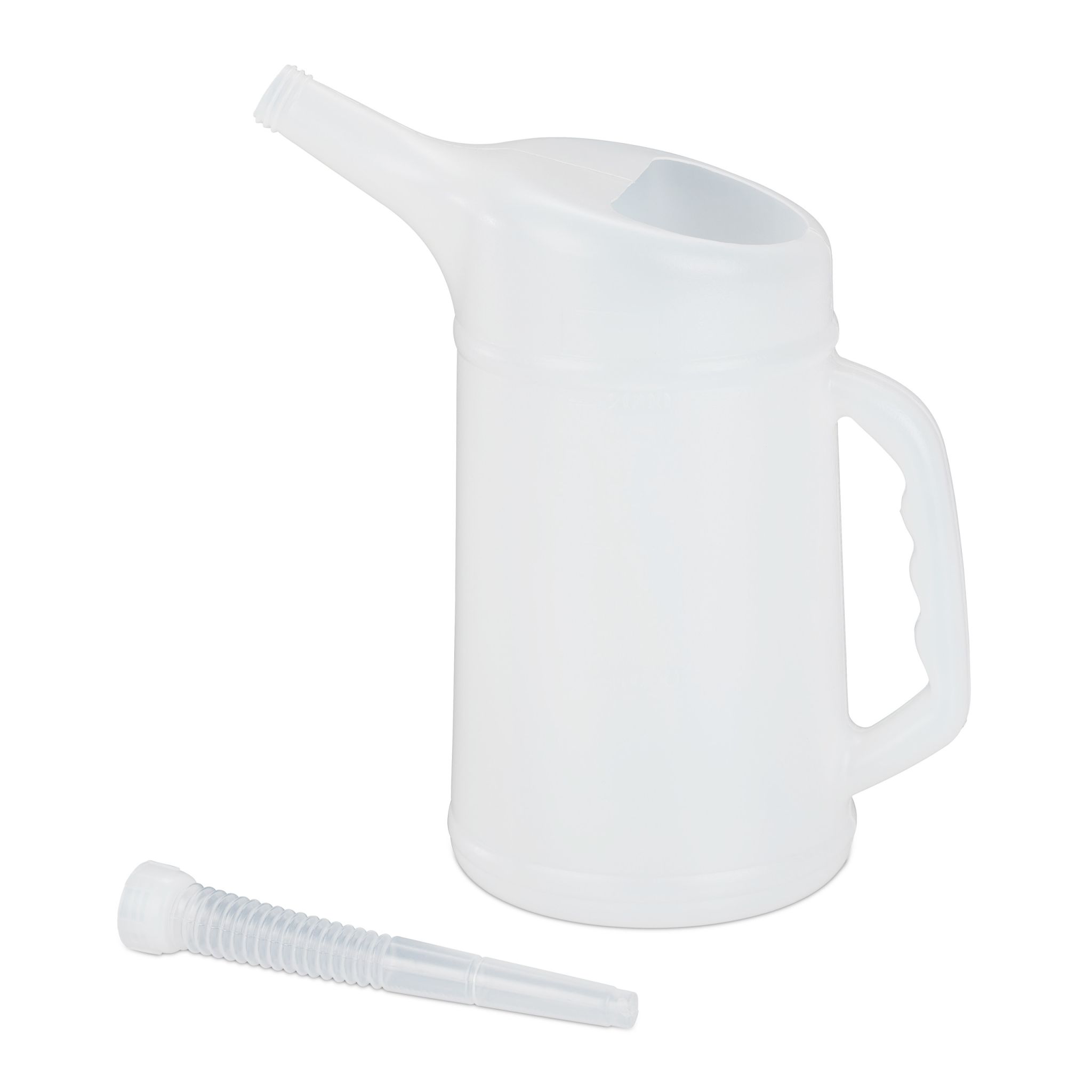 Ölkanne mit Einfüllstutzen Weiss