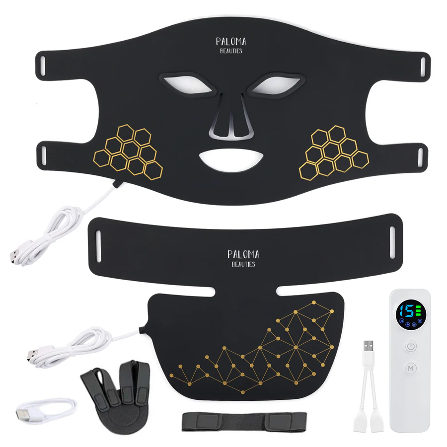 LED Maske für Gesicht und Hals– Lichttherapie