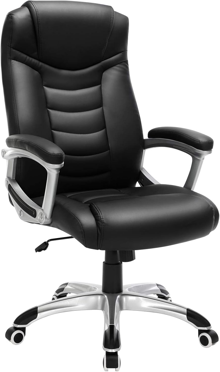 Bürostuhl Ergonomisch Höhenverstellbar Stabil Schwarz