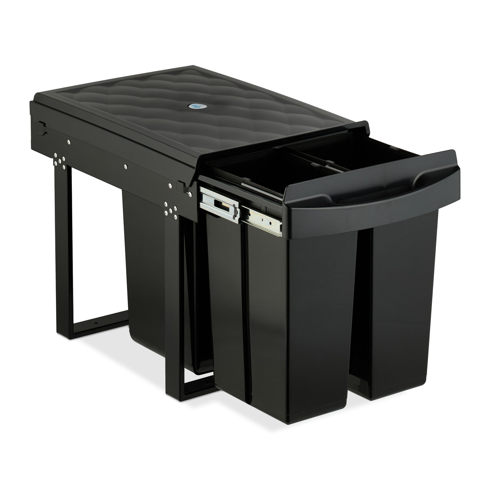 Einbaumülleimer Schwarz