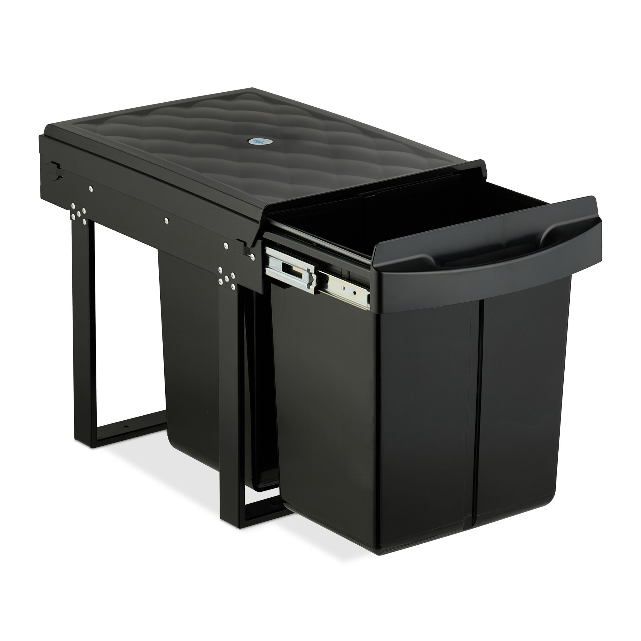 Einbaumülleimer Schwarz