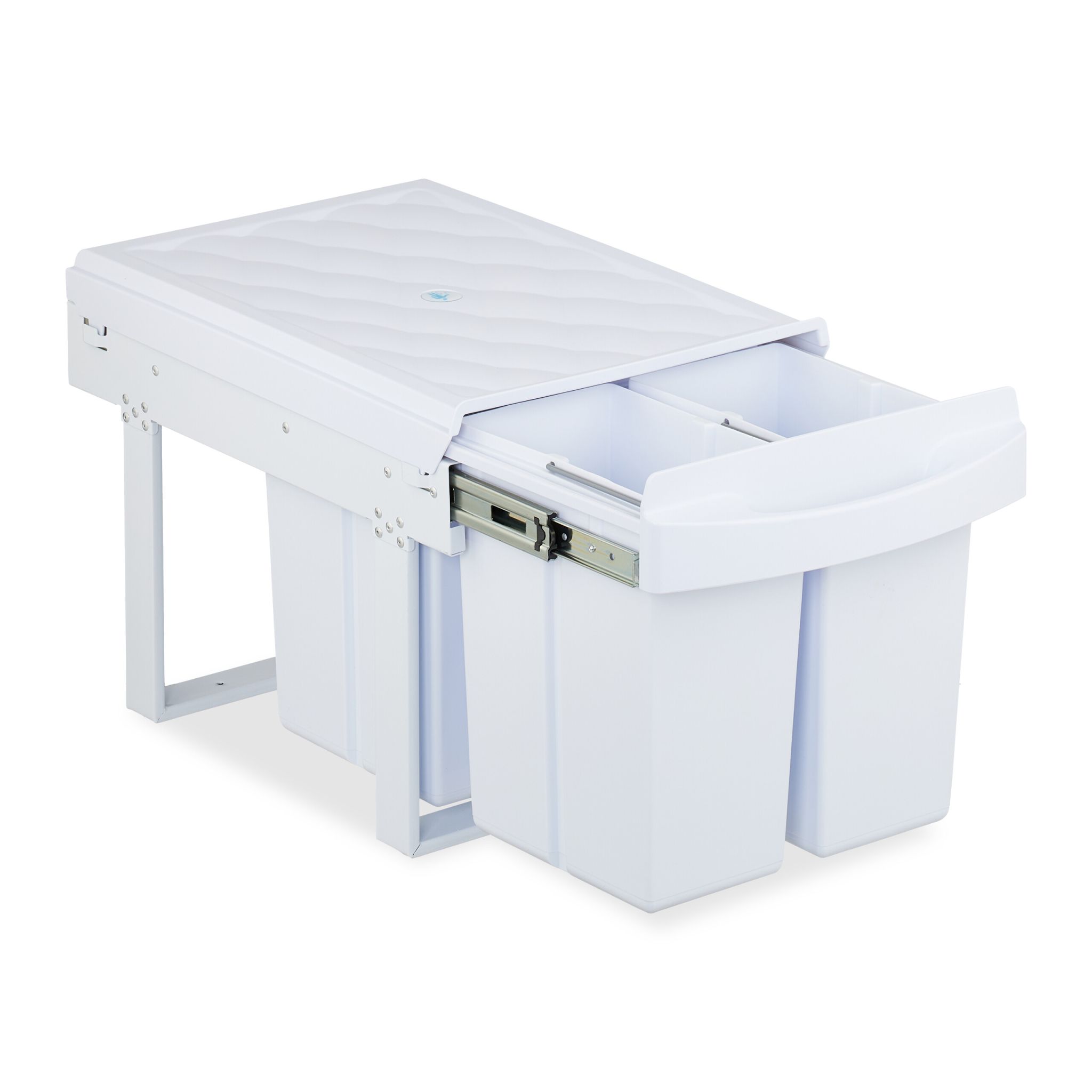Einbaumülleimer Weiss
