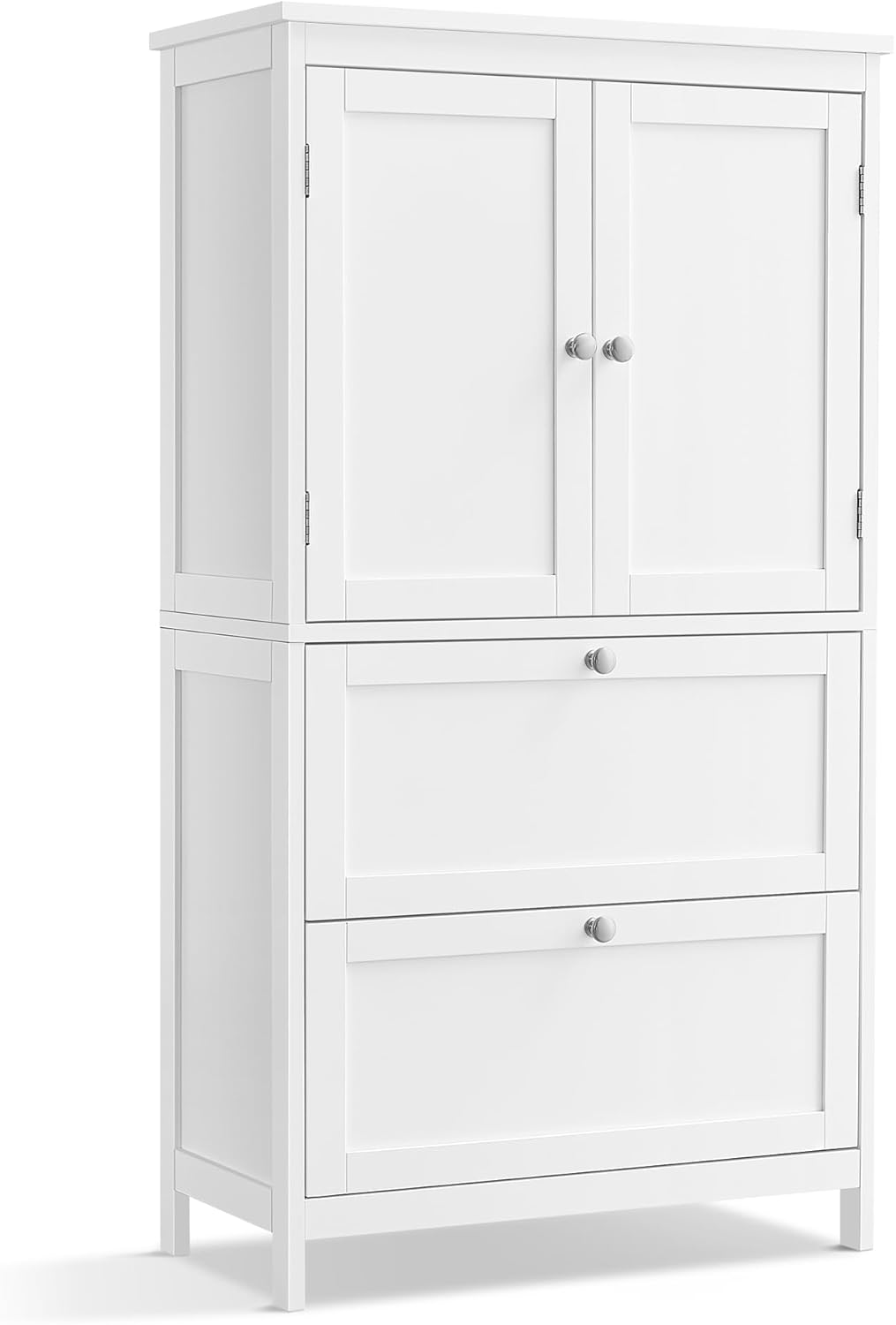 Badezimmerschrank mit Schubladen klassikweiss