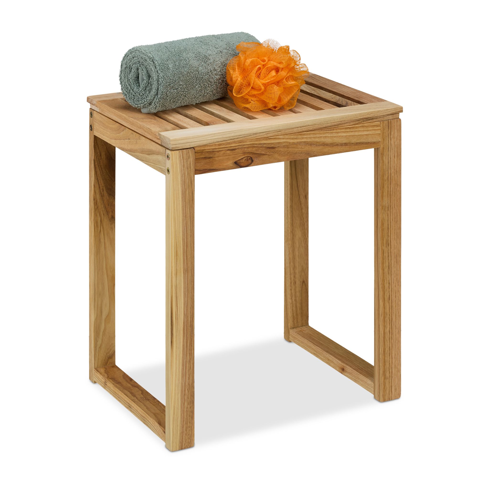 Hocker Holz Hellbraun