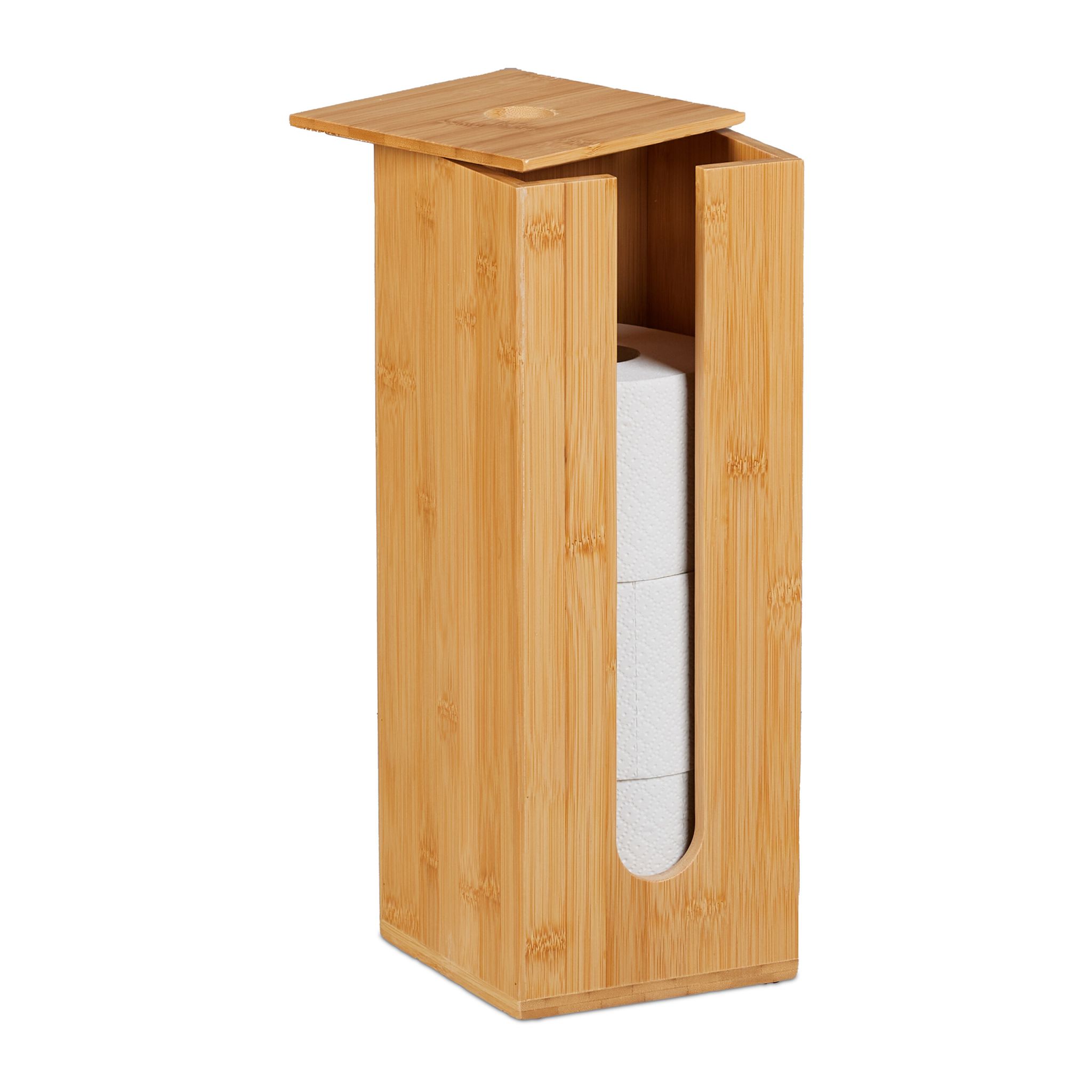 Toilettenpapier Aufbewahrung Bambus Hellbraun