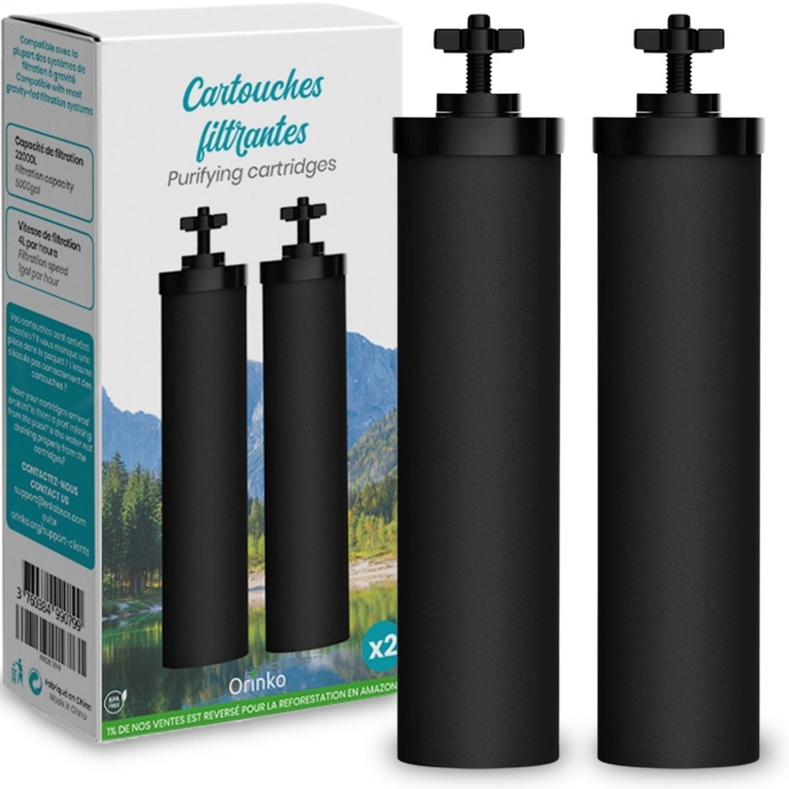 Gravity Wasserfilter für Berkey & Berkefeld 2er Set
