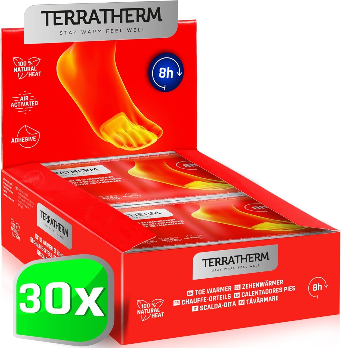 Zehenwärmer 30 Paar